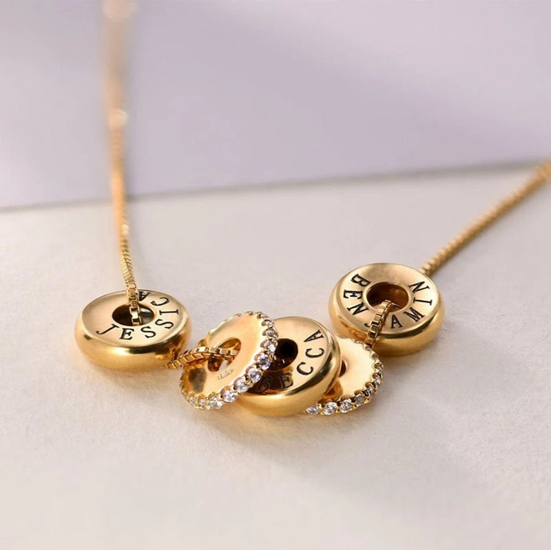 Unique Style Family Name Necklace - Ideal Personalized Crystal Gift Unique Style Family Name Necklace - Ideal Personalized Crystal Gift